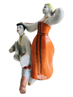 Фарфоровая статуэтка "Русский танец" (Полонне ЗХК)