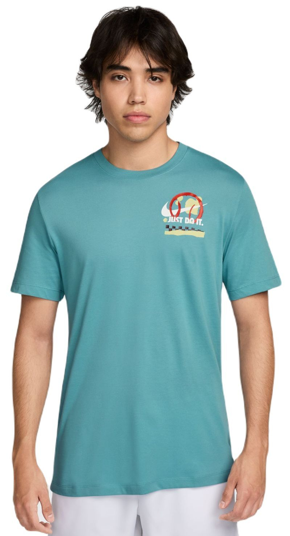 Мужская теннисная футболка Nike Court Dri-Fit T-Shirt - небесный