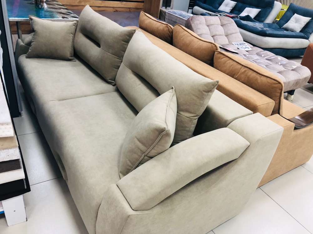 Акция ! Диван Бэст на независимом пружинном блоке с коробом из фанеры механизм тик-так