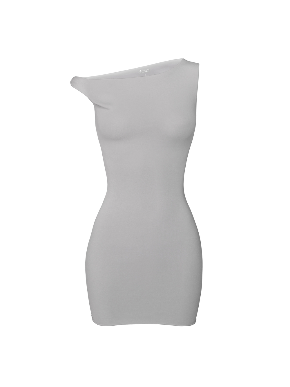 grey asymmetric dress