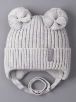 Шапка вязаная демисезонная для девочки