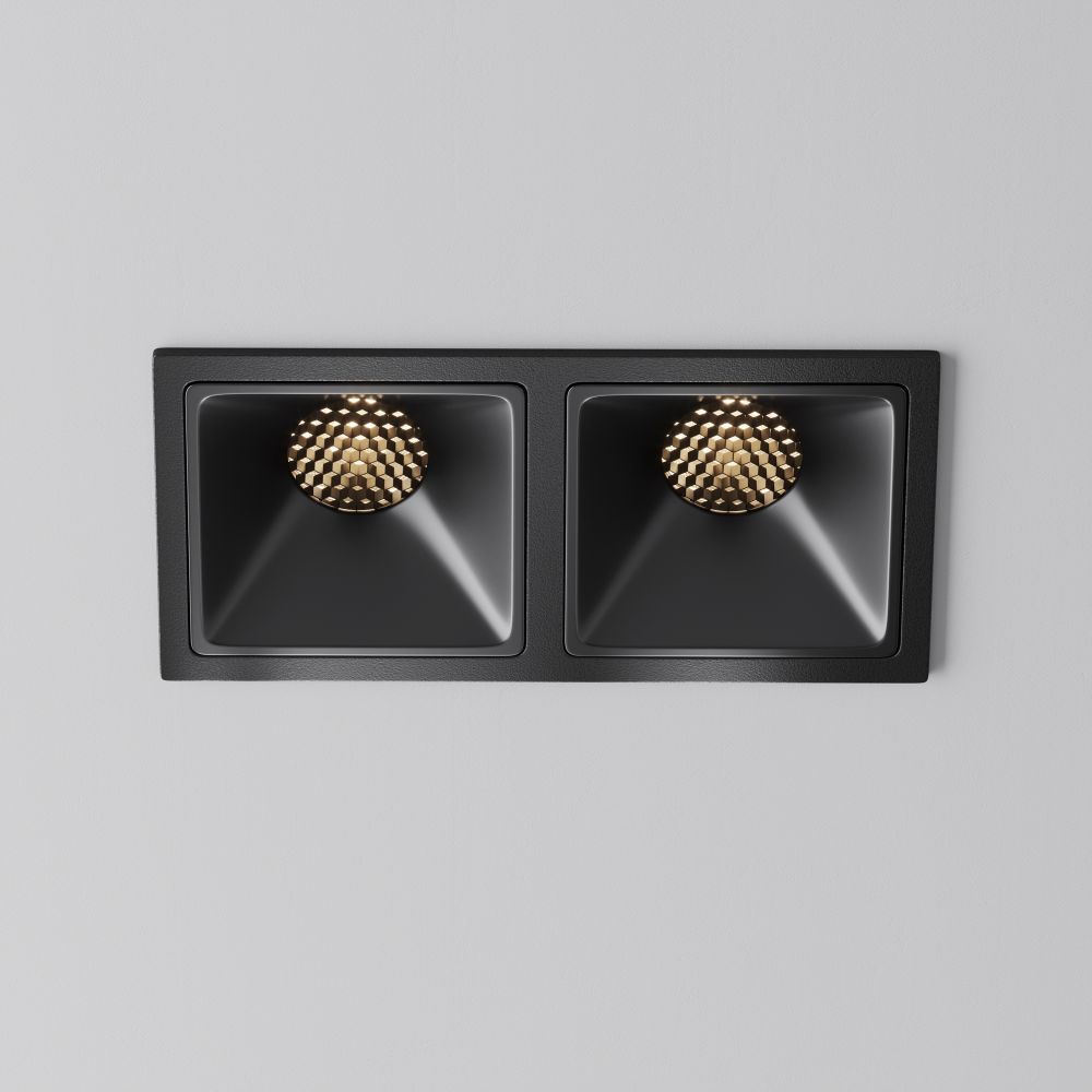 Светильник встраиваемый светодиодный Maytoni   DL043-02-10W3K-SQ-B-1