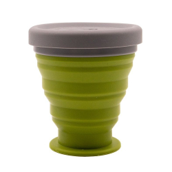 Tramp Стакан силиконовый 200 мл, TRC-126, оливковый