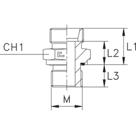 Штуцер FE DLL04 8x1 (корпус)