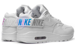 Nike Air Max 1 non-slip lightweight low-top running shoes women's white velcro cushion