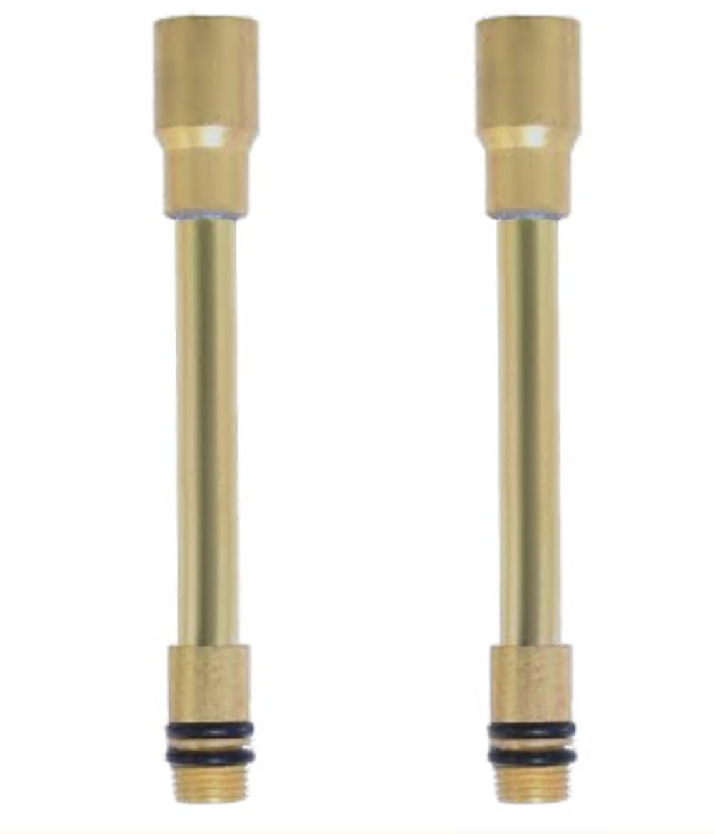 Насадка удлинитель 13-17см латунь,  DK-429