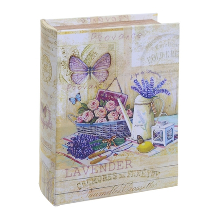 GAEM Шкатулка-книга с кодовым замком, L16 W6,5 H22 см