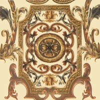 Triumph beige border 01 65х65 (1-й сорт)