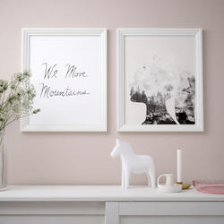 IKEA BILD  (ИКЕА БИЛД)  -  Плакат, Девушка-природа, 40x50 см