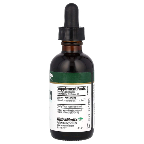 NutraMedix, одуванчик, средство для детоксикации, 60 мл (2 жидк. унции)