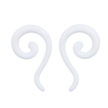 Растяжка акриловая улитка (белая)