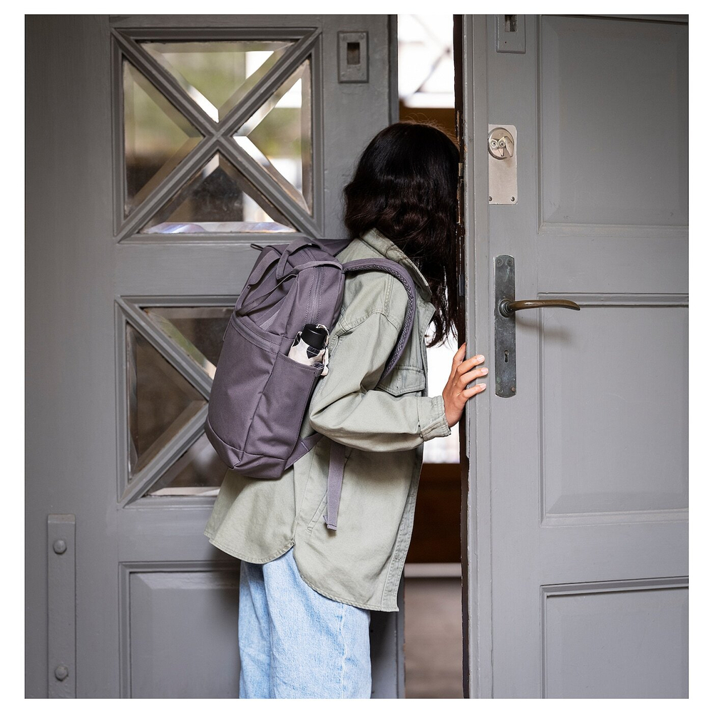 Рюкзак IKEA STARTTID (СТАРТТИД), Серый, 27x9x38 см, 12 л