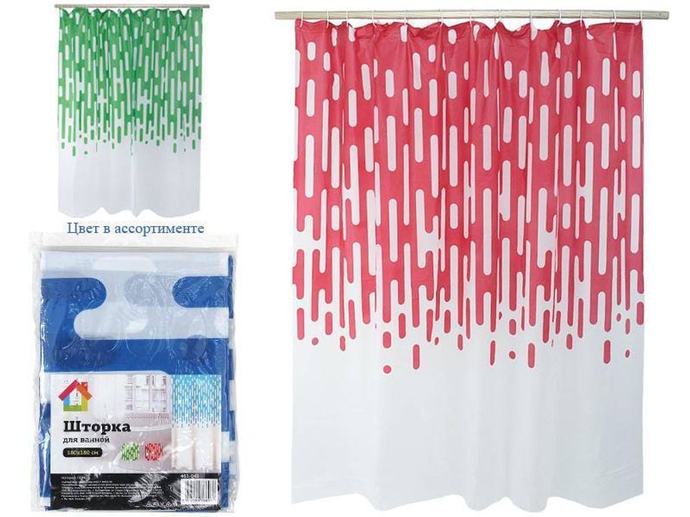 Штора для ванной 180*180см "Марсельеза" Пева VETTA