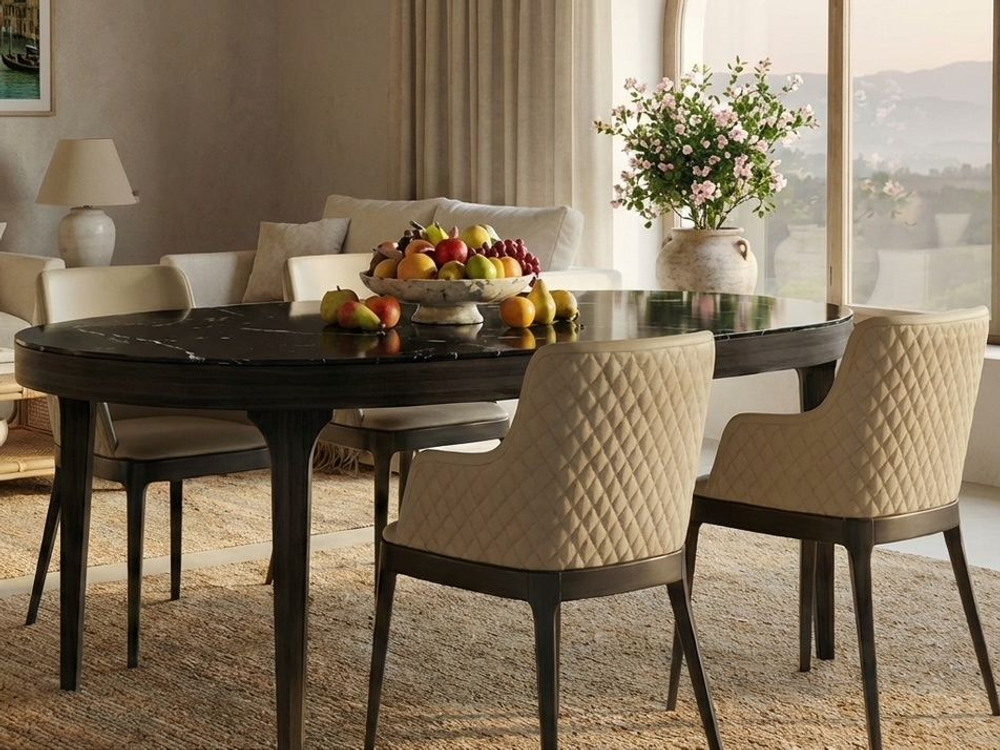 Стол овальный Bellini 200, керамика глянцевая