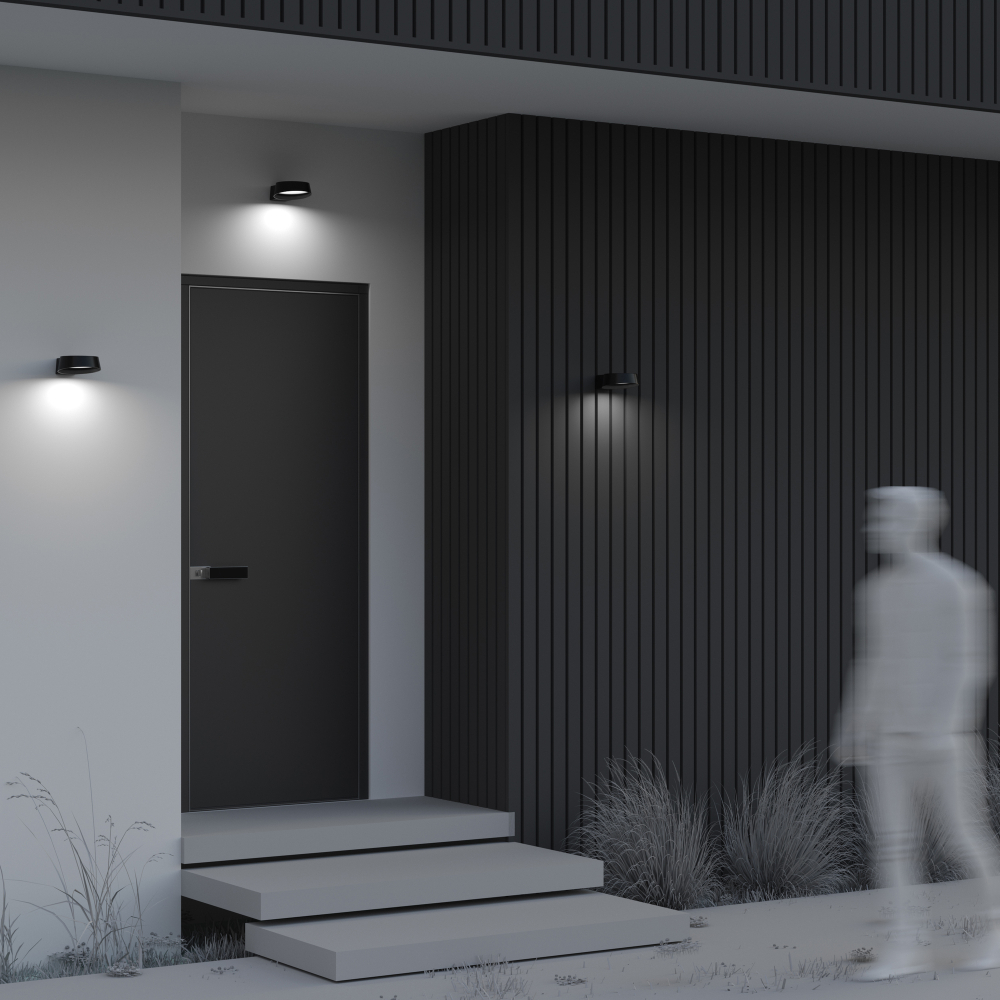 Уличный настенный светильник Outdoor O443WL-L12GF3K