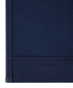 Флисовое худи на молнии ESSENTIAL Cotton Fleece FZ Hoodie, темно-синий