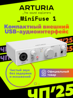 Внешняя звуковая карта Arturia MiniFuse 1 черная