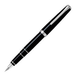 Перьевая ручка Pilot Falcon Metal Black с пером F (FE-25SR-BN-SF)