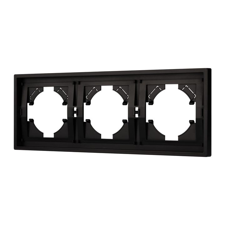 Рамка пластиковая FRM-TENDO-PL-3-BK Arlight 053844