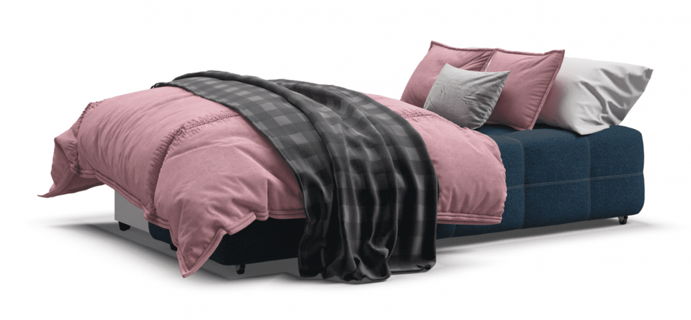 Диван Денди Мини Рогожка Мальмо синий