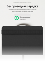 Обложка для паспорта с Локатором Apple Find My. Черный