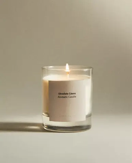 ZARA HOME АРОМАТИЧЕСКАЯ СВЕЧА ABSOLUTE LINEN (200 Г)
