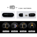 Чёрное эрекционное виброкольцо-дельфин 3,8см Baile Sweet Ring BI-010133-2