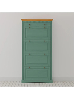 Тумба для обуви Неаполь 87х169х21 из сосны, эвкалипт