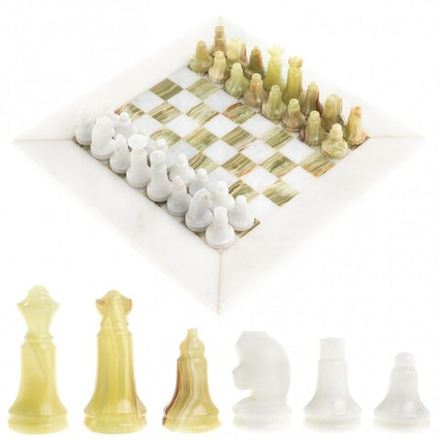 Шахматы "Сувенирные" доска 20х20 см оникс мрамор G 123537