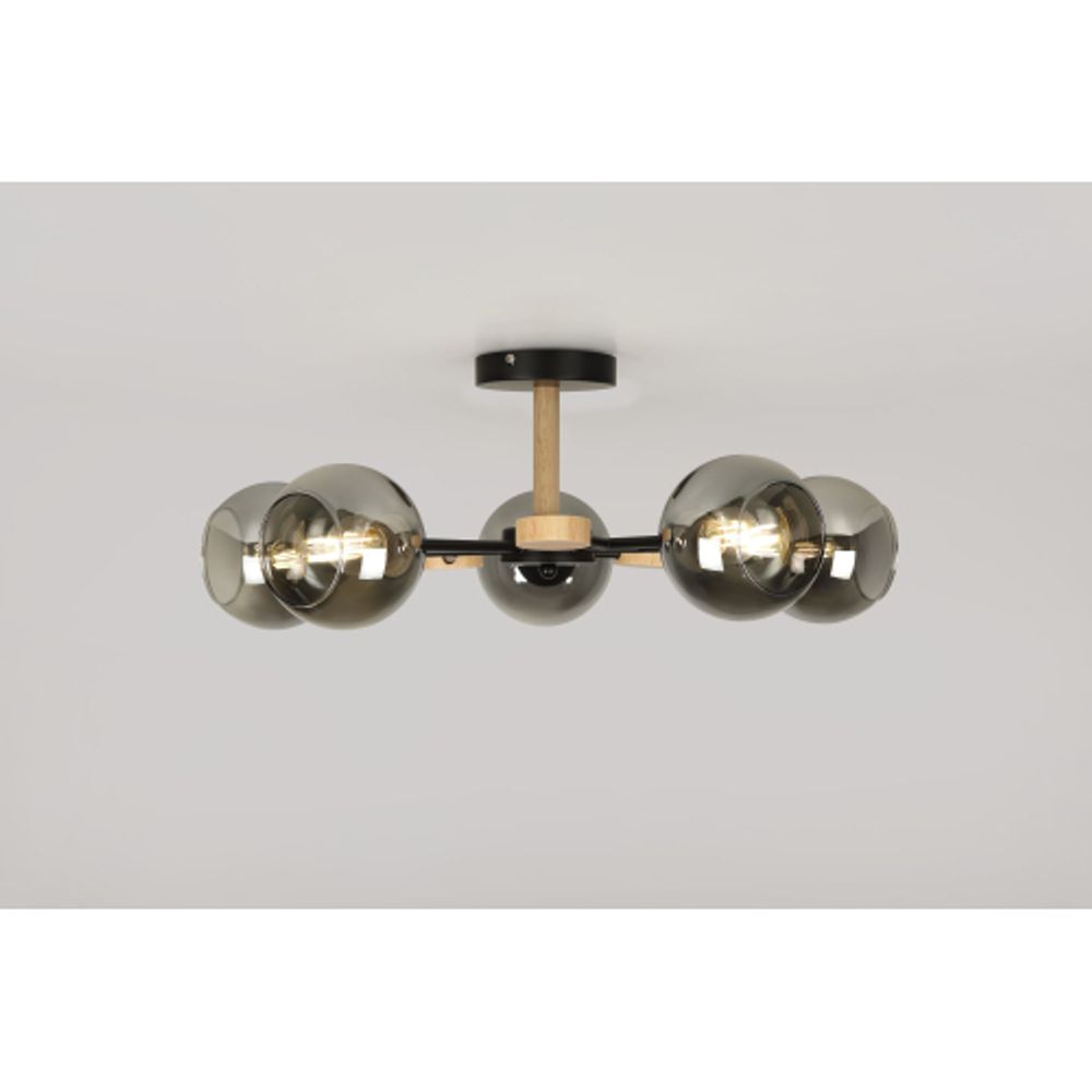 Люстра Rivoli Elouisa 9181-305 5 х Е27 60 Вт модерн