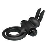 Эрекционное виброкольцо Baile Vibrant Ring III, 9,7 см, с кроликом