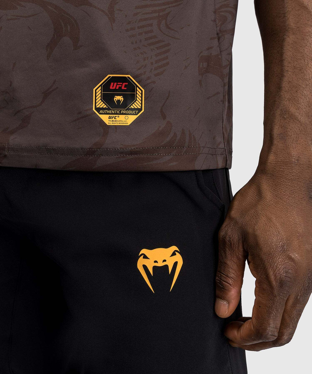 тренировочная футболка Venum UFC Fusion Fight Week - Earthen Brown