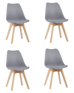 Стул FRANKFURT NEW серый 4 шт