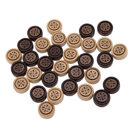 Фишки резные "Узор 3", Mirzoyan