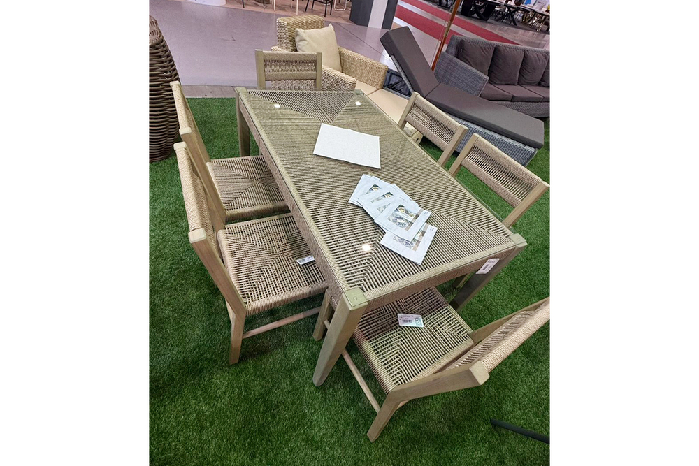 Комплект плетеной мебели MOKKA BALI обеденный на 6 персон