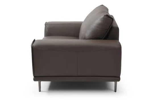 Кресло Nolan из натуральной коричневой кожи