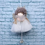 Подвеска «Маленькая леди» 15 см, графит