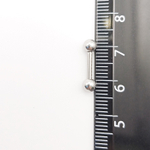 Штанги (4 шт.)  8 мм , толщиной 1,6 мм с шариками 3,4,5,6 мм для пирсинга. Медицинская сталь.