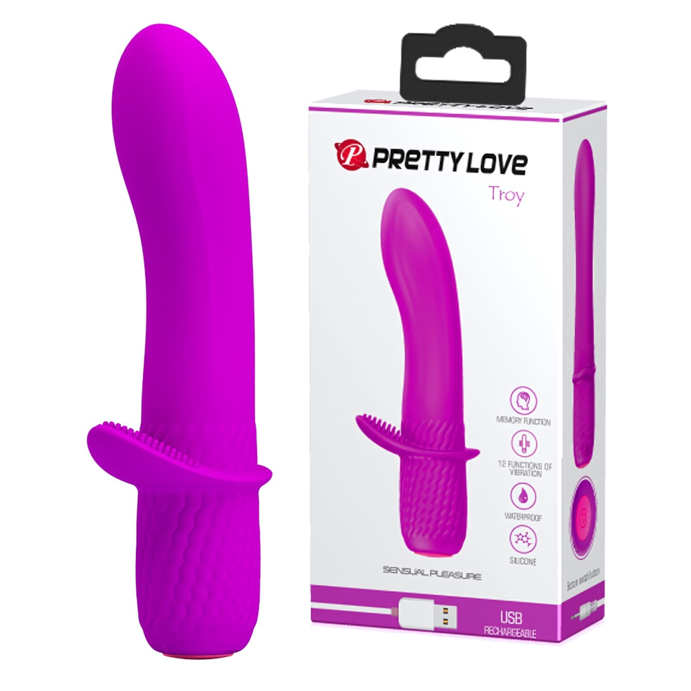 Вибратор Pretty Love Troy Фиолетовый BI-014607