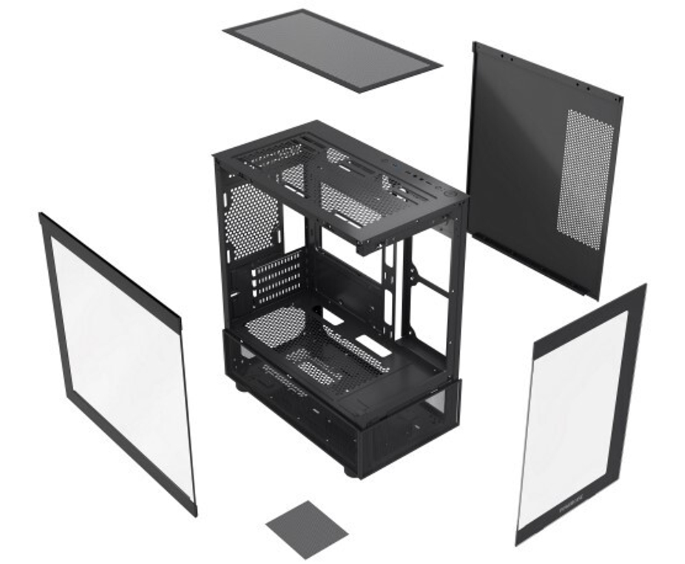 Корпус mATX Powercase Vision Micro M2