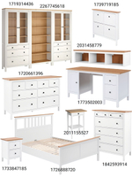 IKEA Обувница 4 ящ,HEMNES 106*101*22, белая/светло-коричневая, КЫМОР (ХЕМНЭС ИКЕА)