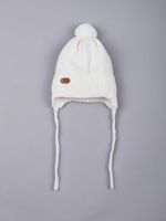 Шапка зимняя из смесовой шерсти "Снежок" 0+