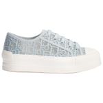 DIOR Walk"n"Dior Low top Canvas Shoes Women"s Sky Blue