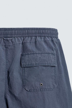 ZARA X PUKAS SURF ДЛИННЫЕ ПЛАВКИ, СИНИЙ