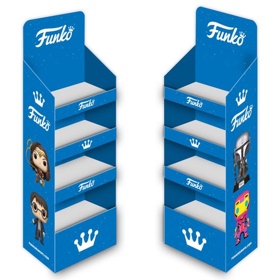 Картонный стеллаж Funko FSDU Generic Standard Pop 80 pcs, 20 faces UT-57923