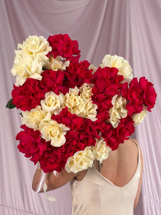 Букет "Французское сердце"