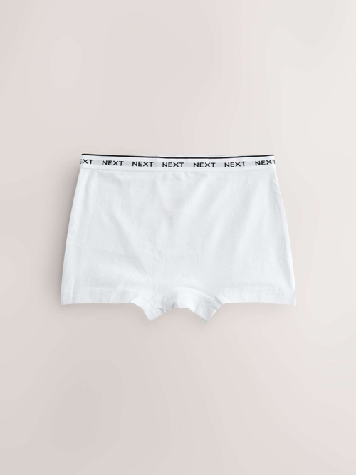 Трусы-шорты для девочки Next AA8-176, 5 шт., Белый, Серый, Черный
