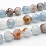 Барит бусины, диаметр около 10,2-10,4 мм, цена за 9 шт (1/4 нити)