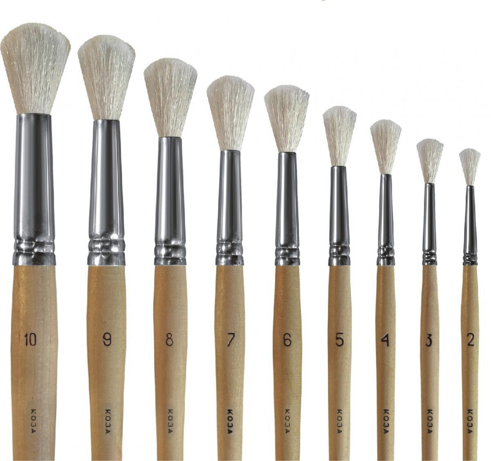 Кисть Коза круглая №7 Школьник (Альбатрос)