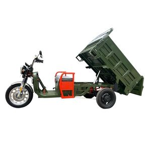 Грузовой электрический трицикл IKINGI CARGO MAX Q30 3000W (72V/45Ah) - Зелёный фото №2